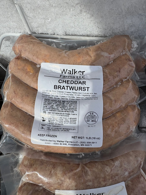 Cheddar brats