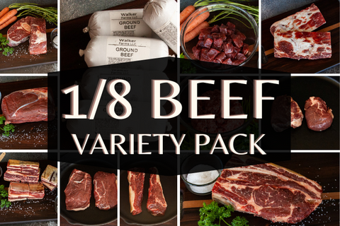 1/8 Grass-fed Beef Variety Pack